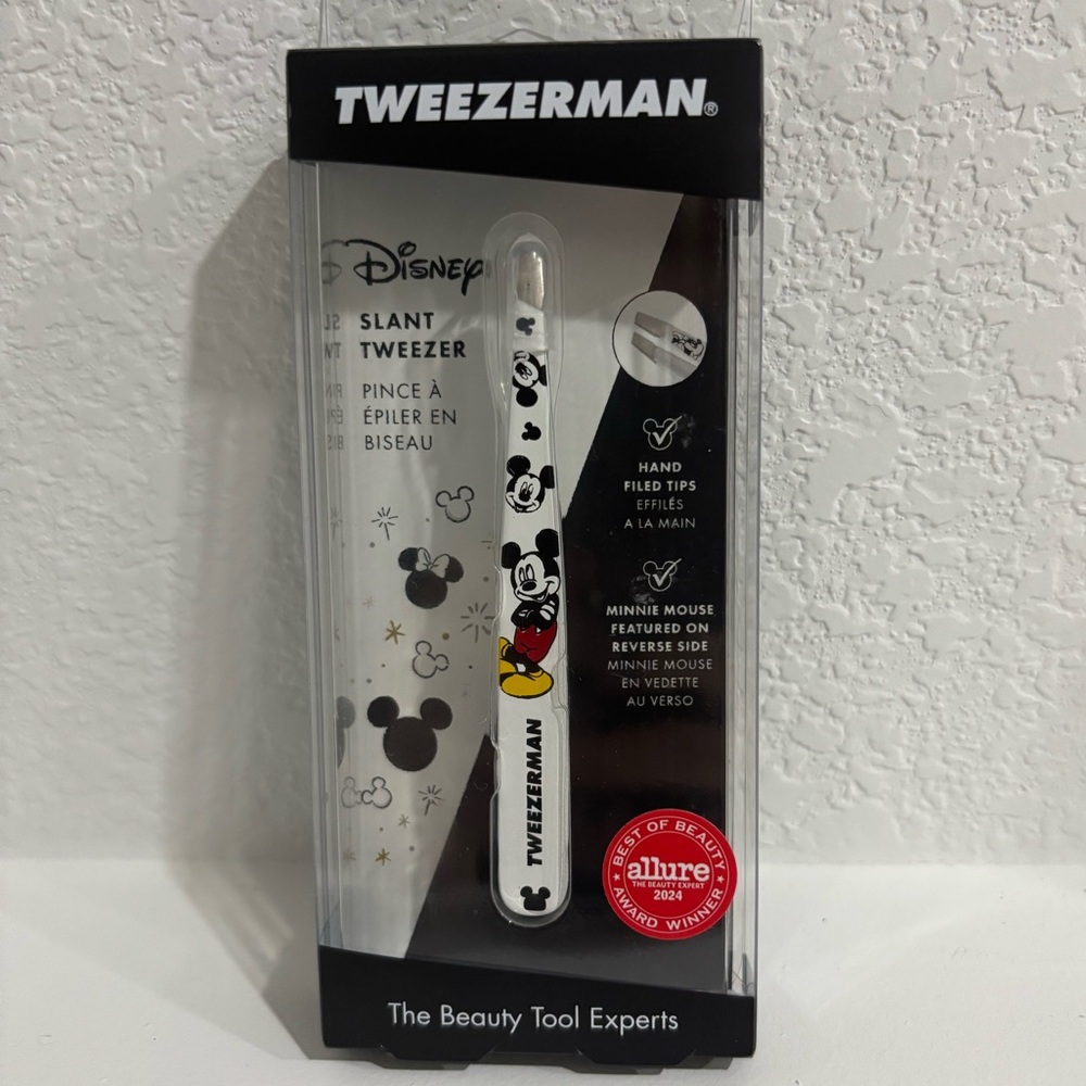 Tweezerman Disney Slant Tweezer - Black and White